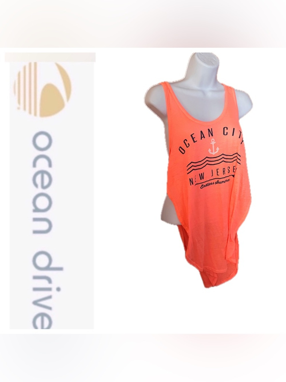 Ocean City Coral Tank Top 🪸